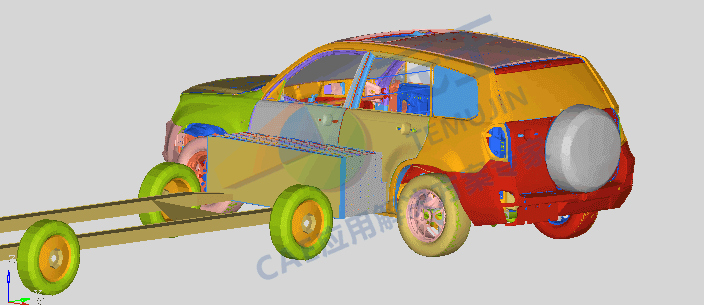车门、座椅等碰撞和挤压分析