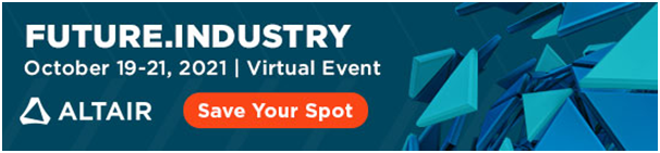 Altair 全球技术大会将于2021年10月19-21日在线上举行