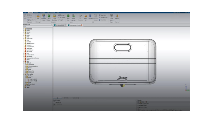 无线电池电池仿真分析