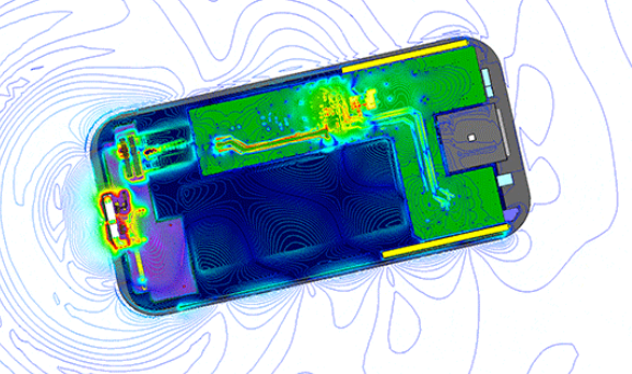 手机电磁仿真分析