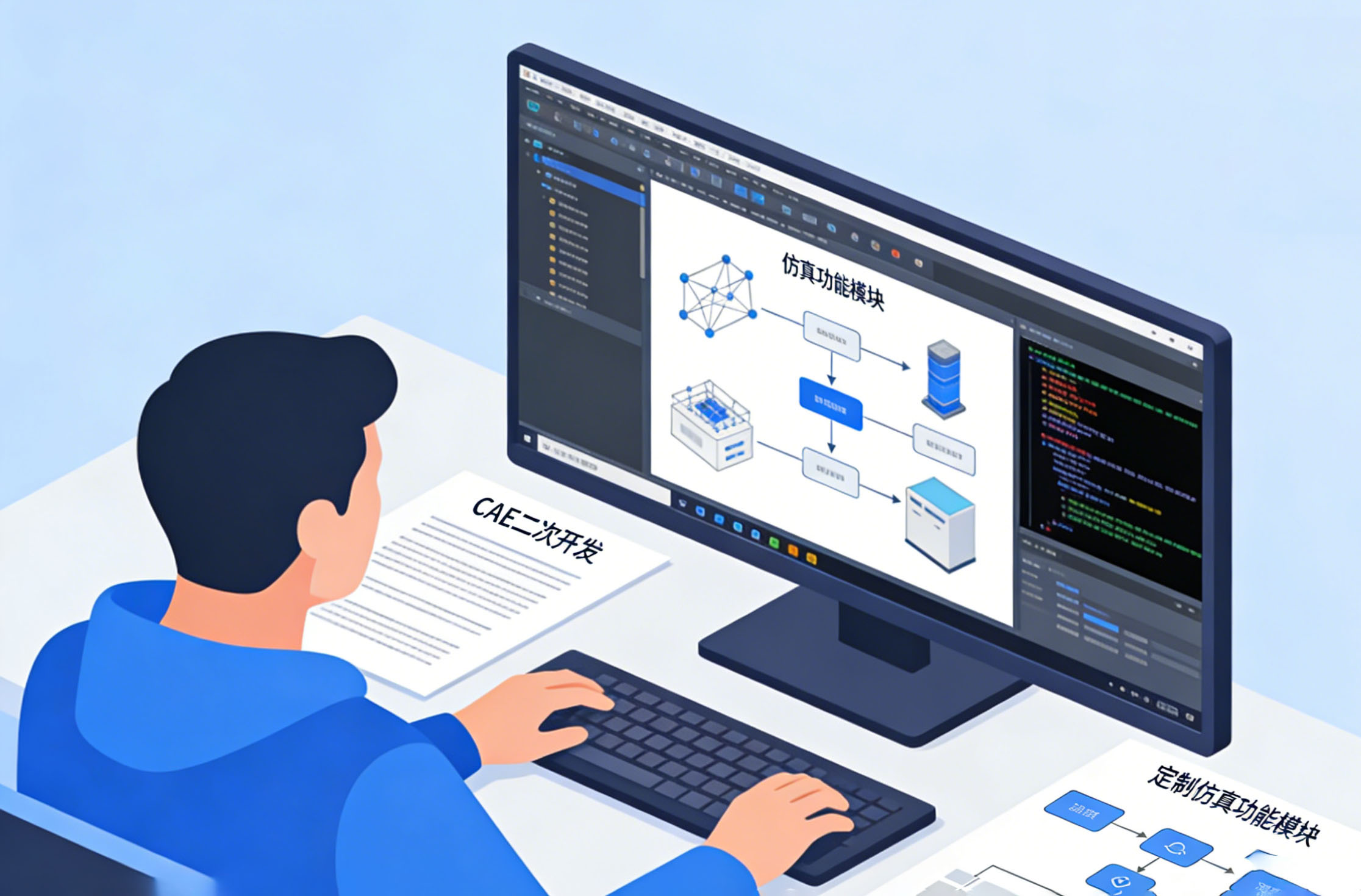 元王HyperMesh+Abaqus二次开发，打通CAE仿真全流程自动化